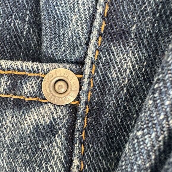 Y2K Tommy Hilfiger Vintage Relaxed Fit Classic Straight 2005 34x34 Men’s Jeans - Picture 14 of 16